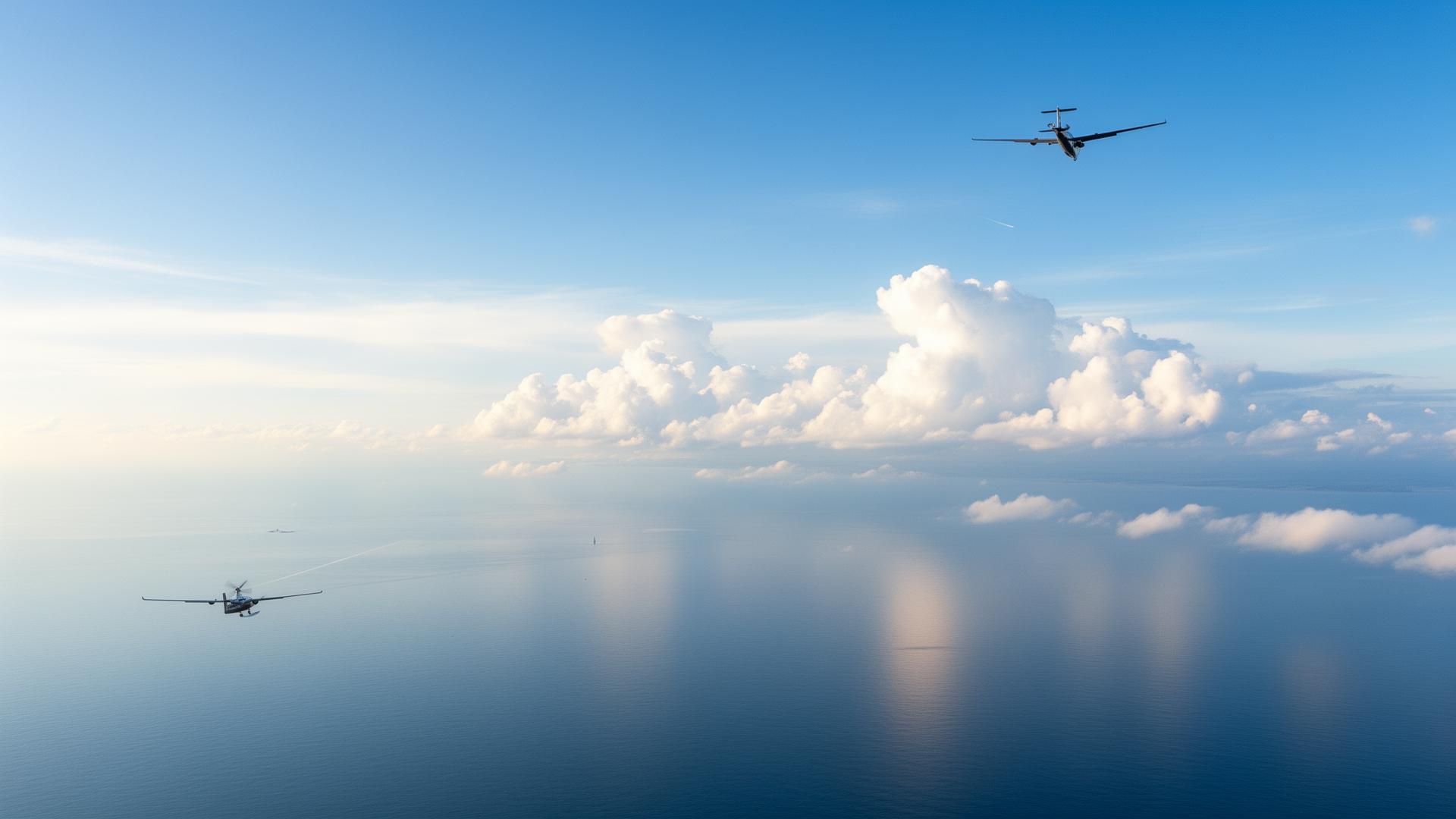 Blue sky with clouds
